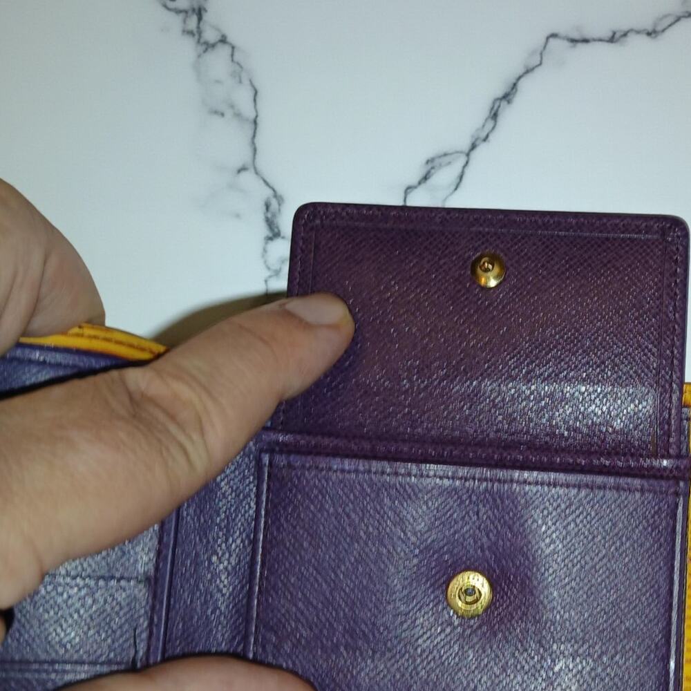Authentic Louis Vuitton Marco Epi Leather Bifold Wallet Yellow & COA. - Picture 12 of 14